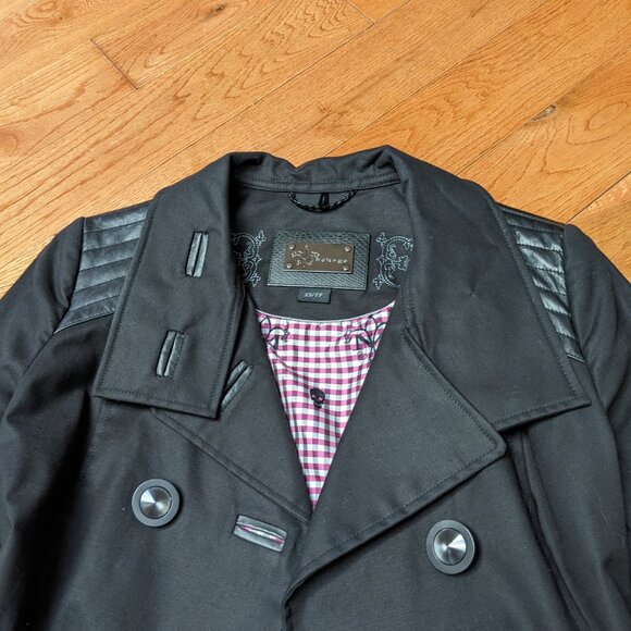 Mackage Size XS - Cotton trench with leather detailing - Picture 3 of 6